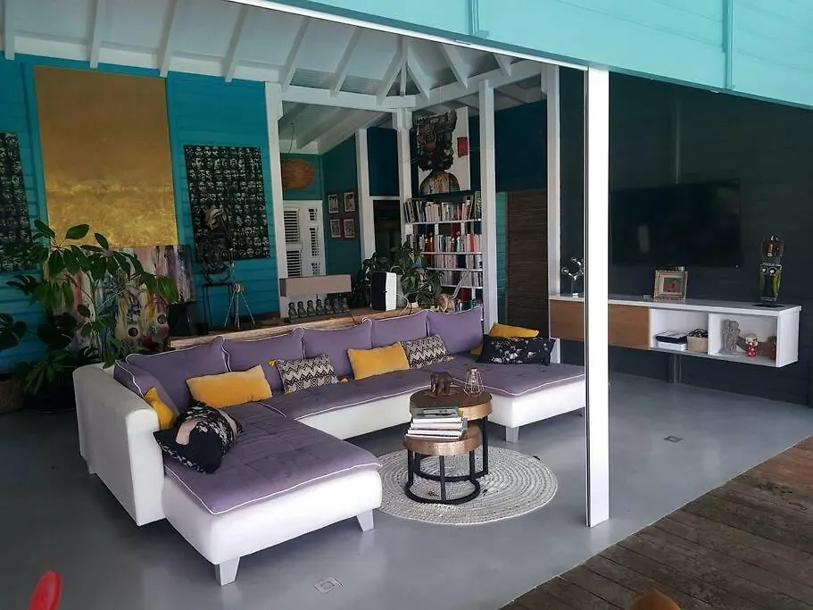 Villa Cocon Bleu , Plage A Pied ! Сент-Люс Мартиника